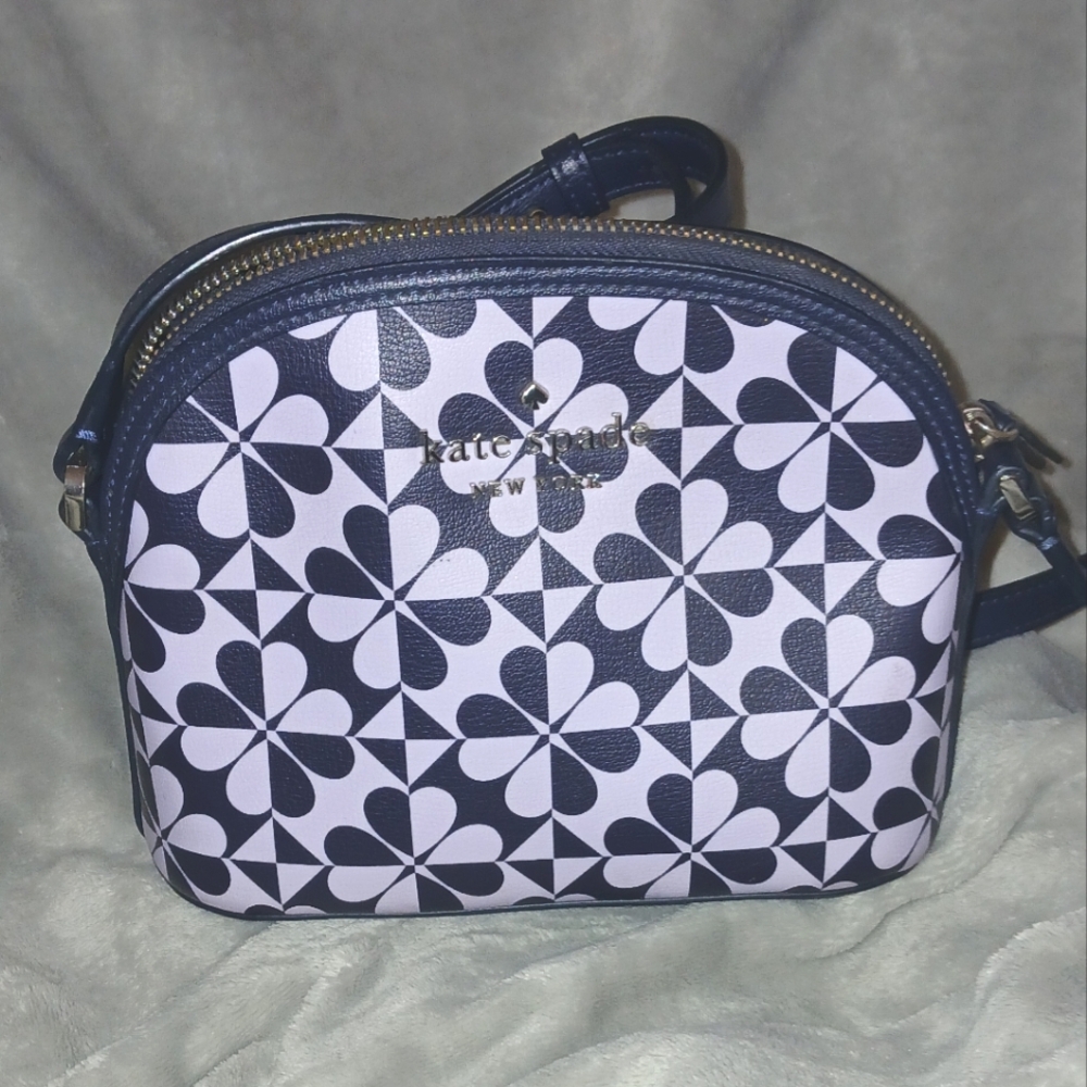 Stylish Black and Lavander Kate Spade Women's Bag